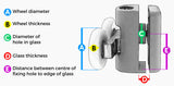 2 x Top Zinc Alloy Shower Door Rollers/Runners/Wheels 26mm Wheel Diameter K054