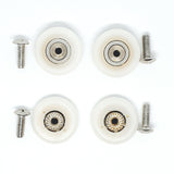 4 x Shower Door Rollers/Runners/Wheel Diameter 21mm, 23mm, 27mm RD1
