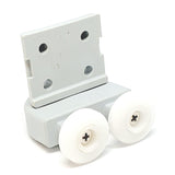 Set of 2 Ideal Standard Shower Door Rollers Double Wheels Top and Bottom IS8
