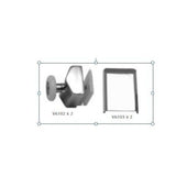 1 x Bottom Single Shower Roller/Runner 23mm Wheel Diameter J074