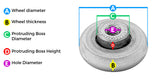 4 x Shower Door Rollers/Runners/Wheels 19mm, 23mm, 25mm or 27mm Wheel Diameter Replacement Parts A3
